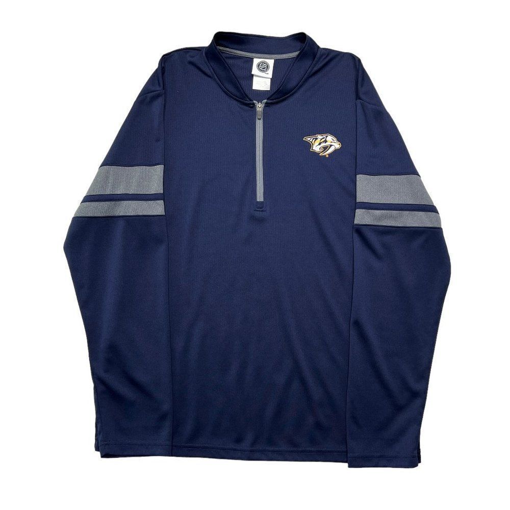 NHL Men's Nashville Predators Hockey 1/4 Zip‎ Pullover